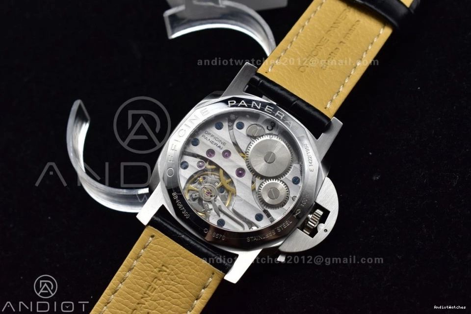 Strap with Superlumed Edition XF H Leather Trendy A6497 1:1 Dial Y-Incabloc PAM217 993 Black Best on 1119